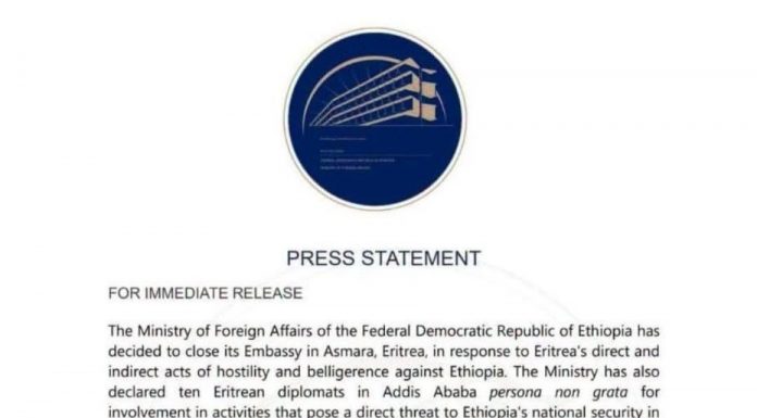 Red Lines in the Horn: The International Law Mandate Behind Ethiopiaβs Embassy Closure and Expulsions