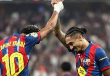 ባርሴሎና ሪያል ማድሪድን በማሸነፍ የስፔን ሱፐር ካፕ ዋንጫን አነሳ።