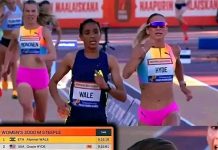 አትሌት ዓለምናት ዋለ አሸነፈች።