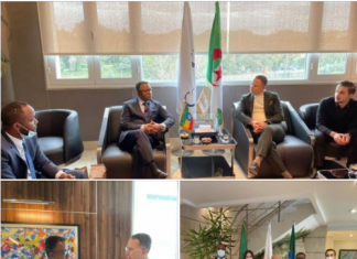አምባሳደር ነብያት ጌታቸው በአልጄሪያ የመድኃኒት ማምረቻ ኩባንያ የሥራ ኃላፊዎች ጋር በኢትዮጵያ መሰማራት በሚያስችሉ ጉዳዮች ላይ ተወያዩ፡፡