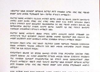 የአማራ ምሁራን መማክርት ያወጣው መግለጫ ፡፡
