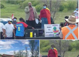 በካናዳ የሚኖሩ ኢትዮጵያውያንና ትውልደ ኢትዮጵያዊያን የአሜሪካ መንግስት በኢትዮጵያ ላይ የጣለውን የጉዞና ተያያዥ ማዕቀብ በመቃወም በካልጋሪ ከተማ ሰላማዊ ሰልፍ አካሄዱ።