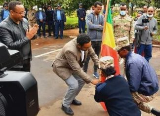 በባሕር ዳር ከተማ የሚኖሩ የቀድሞ የሠራዊት አባላት የተደረገውን የክተት ዘመቻ ለመቀላቀል አሸኛኘት ተደረገላቸው፡፡