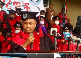 ተመራቂዎች በትምህርት ያገኙትን ዕውቀት በሚሰማሩበት የሥራ መስክ ለሚያጋጥማችው ችግር መፍቻ ቁልፍ ማድረግ እንደሚጠበቅባቸው የባሕር ዳር ዩኒቨርሲቲ ፕሬዚዳንት ፍሬው ተገኜ (ዶክተር) አስገነዘቡ፡፡