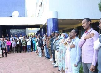የዓባይ ተፋሰስ ልማት ጽሕፈት ቤት ሠራተኞች ለህልውና ዘመቻው ድጋፍ አደረጉ።