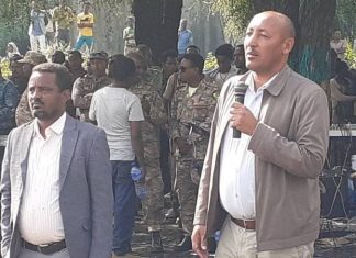 “የገጠመን ሰይጣናዊ አሸባሪ ቡድን ነው፤ ሰይጣን የሚኖረው ደግሞ በደም ነውና በጋራ ልንዋጋው ይገባል” የ8ኛ መዓበል ሜካናይዝድ ክፍለጦር ዋና አዛዥ ብርጋዲዬር ጀነራል ናስር አባዲጋ