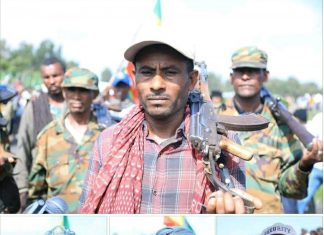 የአንዳቤት ወረዳ ሚሊሻ አሸባሪውን የትህነግ ቡድን ለመደምሰስ የሚካሄደውን የህልውና ዘመቻ ለመቀላቀል ወደ ግንባር አቀና፡፡