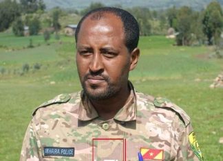 “ከግንባር ጠላት ሸሽቶ ሲወጣ ከቦ በመደምሰስ አንድም ጠላት እና በጠላት እጅ ያለ ንብረትና ትጥቅ እንዳይወጣ በማድረግ ማርከህ ያገኘኸውን ትጥቅ ለሰራኸው ጀብዱና ጀግንነት ሽልማት ይሁንህ” አቶ ቀለመወርቅ ምህረቴ