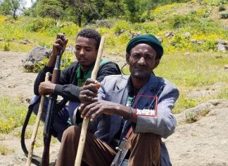 ጠላትን በዱላ በመምታት ጀብዱ የፈጸሙ አባትና ልጅ፡፡