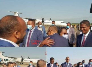 በአዲስ አበባ ከተማ ምክትል ከንቲባ አዳነች አቤቤ የሚመራ ልዑክ ባሕር ዳር ገባ።