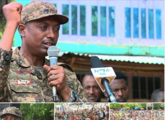 “አሸባሪውና ወራሪውን የትህነግ ቡድን አጥፍቶ የሕዝብን ዘላቂ ሰላም ለማረጋገጥ ሰልጥኖ እና ታጥቆ መሰለፍ ያስፈልጋል” ኮሎኔል ደመቀ ዘውዱ