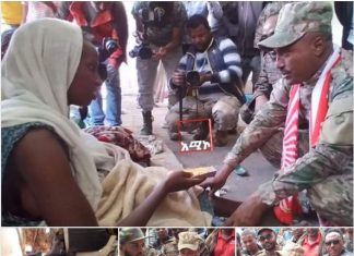 ባለሀብቱ አቶ ወርቁ አይተነው በአሸባሪው ትህነግ ወረራ ከተለያዩ የሰሜን ጎንደር ዞን አካባቢዎች ተፈናቅለው በደባርቅ ከተማ የተጠለሉ ወገኖችን ተመለከቱ፡፡