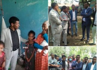 አትሌት ሻለቃ ኃይሌ ገብረሥላሴ አሸባሪው ትህነግ በአማራ ክልል በፈጸመው ወረራ ከቀያቸው ለተፈናቀሉ ወገኖች የምግብ ቁሳቁስ ድጋፍ አደረገ።