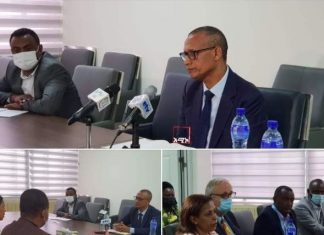 የዓለም የምግብና የእርሻ ድርጅት (FAO) ልዑክ በአማራ ክልል ሰብዓዊ ድጋፍ ለማድረስ ከርእሰ መሥተዳድር አገኘሁ ተሻገር ጋር እየተወያየ ነው።