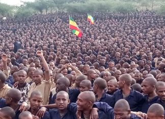 በአዋሽ ቢሾላ ማሰልጠኛ ማእከል ለኹለተኛ ዙር ምልምል ሰልጣኞች የስልጠና ማስጀመሪያ ተከናወነ፡፡