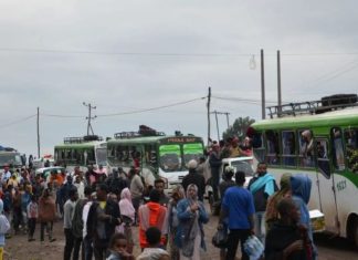 የአማራ ሳይንት ጀግኖች ወደ ግንባር አቀኑ።
