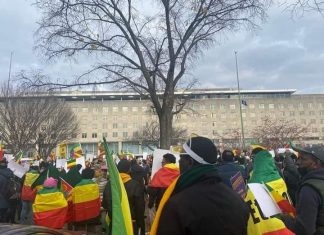 የባይደን አስተዳደር በኢትዮጵያ ላይ የሚያደርገውን ያልተገባ ጫና የሚቃወም ሰልፍ በዋሽንግተን ዲሲ እየተካሄደ ነው።