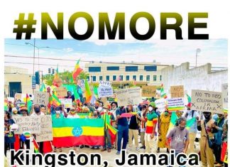 በጃማይካ የራስተፈሪያን ማኅበረሰብ በኢትዮጵያ የሚደረገውን የውጭ ጣልቃ ገብነት ተቃወሙ።