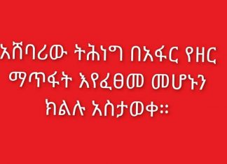 አሸባሪው ትሕነግ በአፋር የዘር ማጥፋት እየፈፀመ መሆኑን ክልሉ አስታወቀ።