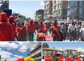 በደብረብርሃን የጥምቀት በዓል በድምቀት እየተከበረ ነው።