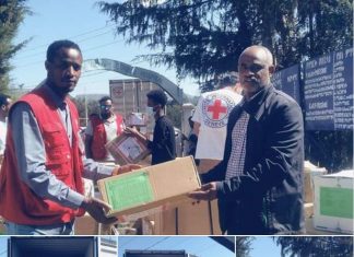 የዓለም አቀፍ ቀይ መስቀል ማኅበር ለደባርቅ ጠቅላላ ሆስፒታል የመድኃኒት ድጋፍ አደረገ፡፡