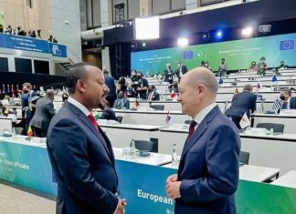 ጠቅላይ ሚኒስትር ዐቢይ አሕመድ ከጀርመኑ ቻንስለር ኦላፍ ሹልዝ ጋር ተወያዩ።