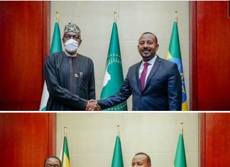 ጠቅላይ ሚኒስትር ዐቢይ አሕመድ (ዶ.ር) ከናይጄሪያ እና ዚምባቡዌ ፕሬዚዳንቶች ጋር በኹለትዮሽ ጉዳዮች ዙሪያ መከሩ።
