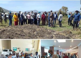 የተመድ ምክትል ዋና ጸሐፊ አሚና መሐመድ በአሸባሪው የትግራይ ወራሪ ቡድን በግፍ የተጨፈጨፉ ወገኖች የጅምላ መቃብሮችን በኮምቦልቻ ከተማ ተመለከቱ።