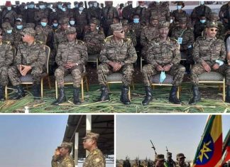 የሀገር መከላከያ ሠራዊት የምሥራቅ አናብስቶች የሜዳይና የእውቅና ሽልማት አሰጣጥ ሥነ-ሥርዓት እየተከናወነ ነው።