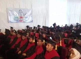 የወልድያ ዩኒቨርሲቲ ጤና ሳይንስ ኮሌጅ ተማሪዎችን እያስመረቀ ነው።