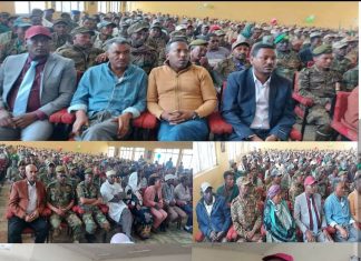 የአንጎለላና ጠራ ወረዳ ለጀግኖች ሰማእታት ቤተሰቦች እና በኅልውና ዘመቻው ተጋድሎ ለፈጸሙና ንቁ ተሳትፎ ለነበራቸው አካላት እውቅና ሰጠ፡፡