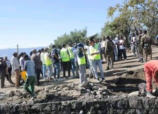 ከላሊበላ – ሙጃ – ቆቦ አስፓልት መንገድ ሥራ በተቀመጠለት የጊዜ ገደብ ለማጠናቀቅ እየተሠራ ነው።