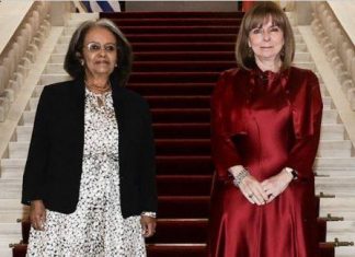 የኢትዮጵያ እና ግሪክን የሁለትዮሽ ግንኙነት ወደ ላቀ ደረጃ ማድረስ እንደሚገባ ፕሬዚዳንት ሣኅለወርቅ ዘውዴ አሳሰቡ።