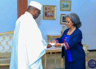 ፕሬዝዳንት ሳህለወርቅ ዘውዴ የ6 ሀገራት አምባሳደሮችን የሹመት ደብዳቤ ተቀበሉ።