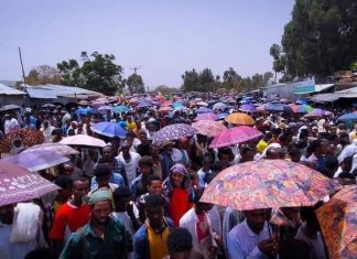 በወልቃይ ጠገዴ ሰቲት ሁመራ ዞን የወልቃይት ወረዳ ነዋሪዎች ሕዝባዊ የድጋፍ ሰልፍ አካሂደዋል ፡፡