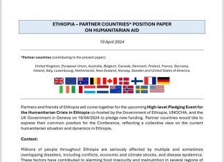 ለሰብዓዊ ድጋፍ የሚውል 1 ቢሊዮን የአሜሪካ ዶላር ለመሠብሠብ እየተሠራ እንደኾነ ተገለጸ፡፡