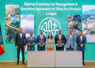 የኢትዮጵያ አየር መንገድ በገበታ ለሀገር የተገነቡ ሎጆችን የማሥተዳደር ኀላፊነት ተሰጠው።