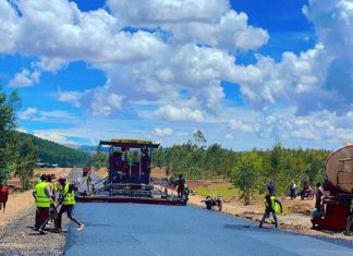 የሐሙሲት – እስቴ የአስፋልት ኮንክሪት የመንገድ ግንባታ ፕሮጀክት አፈጻጸም 51 ነጥብ 66 በመቶ ደርሷል፡፡