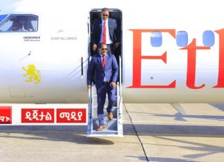 የሲዳማ ክልል ርእሰ መሥተዳድር ደስታ ሌዳሞ ባሕር ዳር ገቡ።