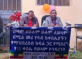 በደብረ ማርቆስ ከተማ “ሰላም ለሁሉም፤ ሁሉም ለሰላም” በሚል መሪ መልእክት የሰላም ኮንፈረንስ ተካሄደ።