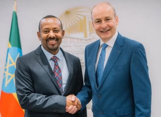 ጠቅላይ ሚኒስትር ዐቢይ አሕመድ (ዶ.ር) ከአየርላንድ ምክትል ጠቅላይ ሚኒስትር ጋር ተወያዩ።