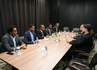 የኢትዮጵያ ወጣቶች ምክር ቤት ፕሬዝዳንት ከኢራን የወጣቶች ሚኒስትር ጋር ተወያዩ።