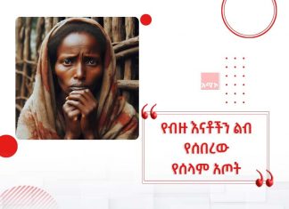 “የብዙ እናቶችን ልብ የሰበረው የሰላም አጦት”