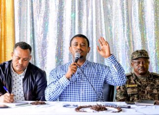 “በአጣየ ከተማ የተጀመረው የሰላም ሥራ ተጠናክሮ እንዲቀጥል ሁላችንም በጋራ እንድንሠራ ጥሪየን አቀርባለሁ” አሕመዲን ሙሐመድ (ዶ.ር)