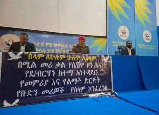 በሰሜን ሸዋ ዞን የሰፈነው ሰላም በኅብረተሰቡ ተሳትፎ ተጠናከሮ መቀጠሉ ተገለጸ።