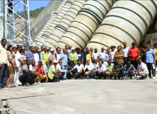 የብልፅግና ፓርቲ ከፍተኛ መሪዎች ታላቁን ሕዳሴ ግድብ ጎበኙ።