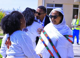 አፈ ጉባኤ ፋንቱ ተስፋዬ የልደት በዓልን ለማክበር ላሊበላ ገቡ።