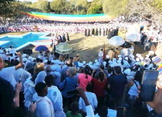የጥምቀት በዓል በቅዱስ ላሊበላ በድምቀት እየተከበረ ነው።