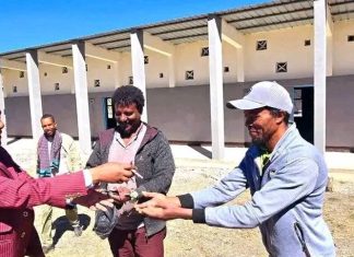 የአልፋ ምድር የመጀመሪያ ደረጃ ትምህርት ቤት ግንባታ ተጠናቅቆ ለአገልግት ክፍት ኾነ።