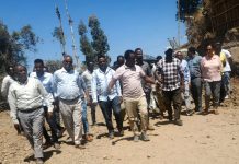 ከፍተኛ መሪዎች በባቲ ከተማ የልማት ፕሮጀክቶችን እየጎበኙ ነው።